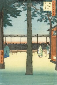 Dawn at Kanda Myojin Shrine by Utagawa Hiroshige