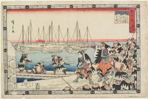 Delivering the Enemy by Utagawa Hiroshige