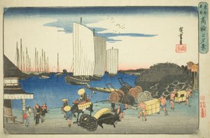 Evening View of Takanawa, from the series "Famous Places in the Eastern Capital" by Utagawa Hiroshige