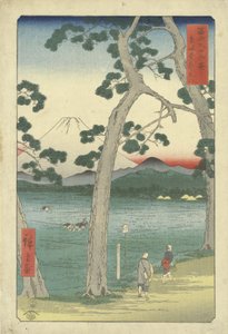 Fuji at Left from the Tokaido by Utagawa Hiroshige