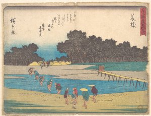 Fujieda by Utagawa Hiroshige
