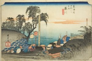 Fujikawa: View of Post Outskirts, from the series 