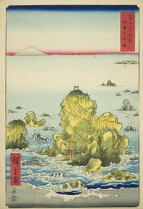 Futami Bay in Ise Province, from the series "Thirty-six Views of Mount Fuji" by Utagawa Hiroshige