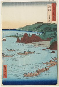 Goshiki (Five-color) Beach, Awaji Province, September 1855