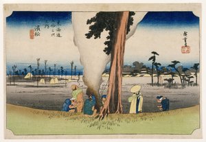 Hamamatsu, from Fifty-three Stations on the Tokaido Highway, c.1834