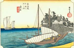 Kuwana by Utagawa Hiroshige