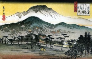 Evening Bell, Mii Temple by Utagawa Hiroshige