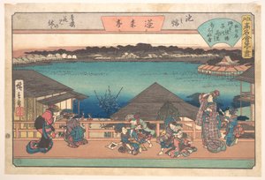 Ikeno Mata (Horai-ya) by Utagawa Hiroshige