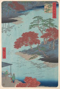 Inside the Akiba Shrine at Ukeji by Utagawa Hiroshige