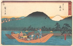 Kambara by Utagawa Hiroshige