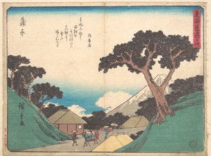 Kambara by Utagawa Hiroshige