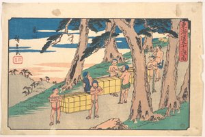 Kameyama by Utagawa Hiroshige