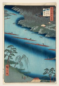 Kawaguchi by Utagawa Hiroshige