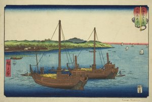 Kisarazu in Kazusa Province, from the series 