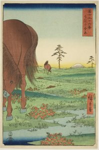 Kogane Plain in Shimosa Province, from the series 