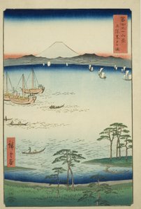 Kurodo Bay in Kazusa Province, from the series 