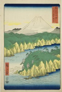 Lake at Hakone, from the series Thirty-six Views of Mount Fuji