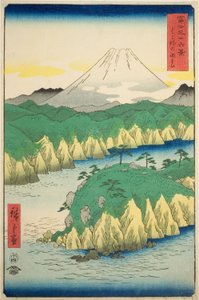 Lake at Hakone, from the series "Thirty-six Views of Mount Fuji"