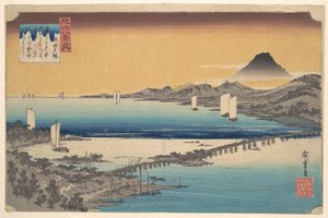 Long Bridge of Seta by Utagawa Hiroshige