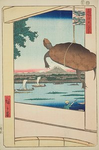Mannen Bridge, Fukagawa, No.56 from the series One Hundred Famous Views of Edo
