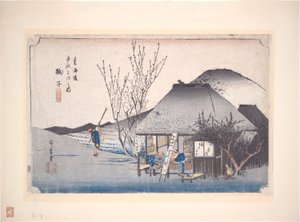 Mariko Tea Shop, from the series Fifty-three Stations of the Tokaido by Utagawa Hiroshige