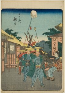 Mariko, from the series "Fifty-three Stations [of the Tokaido]" by Utagawa Hiroshige