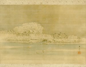 Matsuchiyama on the Sumida River by Utagawa Hiroshige