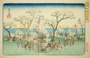Merrymaking at Goten Hill, from the series "Famous Places in Edo"