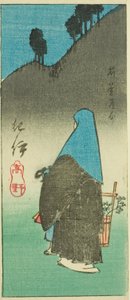 Mount Koya in Kii Province, section of sheet no. 16 from the series "Cutout Pictures of the Provinces"