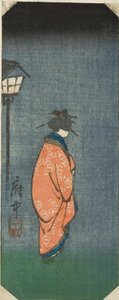 Nichomachi in Fuchu, from the series "Pictures of the Fifty-three Stations of the Tokaido"