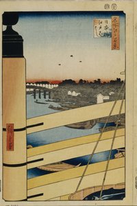 Nihonbashi and Edobashi Bridges One Hundred Famous Views of Edo