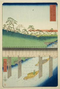 Ochanomizu in the Eastern Capital, from the series "Thirty-six Views of Mount Fuji" by Utagawa Hiroshige