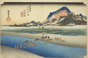 Odawara: The Sakawa River, from the Series 
