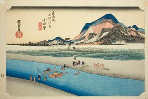 Odawara: The Sakawa River, from the series 