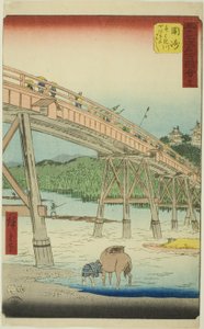 Okazaki: Yahagi Bridge on the Yahagi River, no. 39 from the series 
