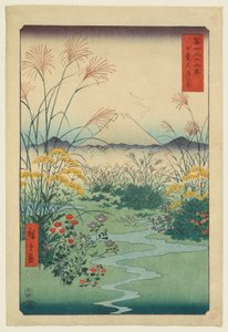 Ōtsuki in Kai Province by Utagawa Hiroshige