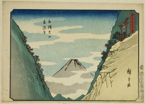 Raigo Valley at Oyama in Sagami Province, from the series 