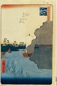 Scattered Pines on the Tone River One Hundred Famous Views of Edo, 1856-1858