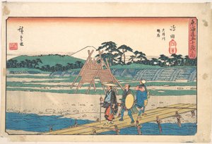 Shimada by Utagawa Hiroshige