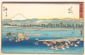 Shimada by Utagawa Hiroshige