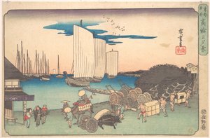 Evening View of Takanawa by Utagawa Hiroshige