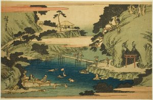 Takinogawa at Oji, from the series "Famous Places in the Eastern Capital"