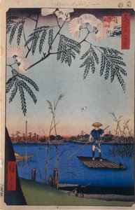 The Ayase River and Kanegafuchi One Hundred Famous Views of Edo by Utagawa Hiroshige