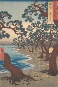 The Beach at Maiko, Harima: Sixty-odd Famous Views of the Provinces