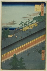 The Hall of Thirty-Three Bays at Fukagawa, from the series "One Hundred Famous Views of Edo" by Utagawa Hiroshige