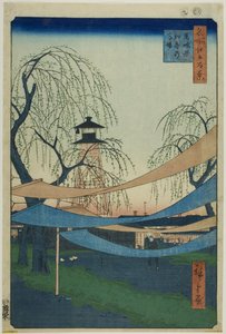 The Hatsune Riding Grounds at Bakuro-cho, from the series 