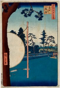 The Horse Track at Takata, One Hundred Famous Views of Edo by Utagawa Hiroshige