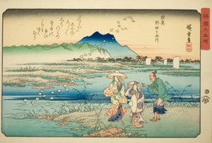 The Noda Jewel River in Mutsu Province, from the series 