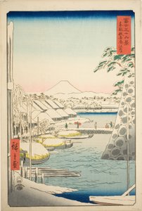 The Riverbank at Sukiya in the Eastern Capital, from the Series 