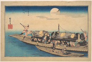 The Yodo River, from the Series Famous Places of Kyoto by Utagawa Hiroshige